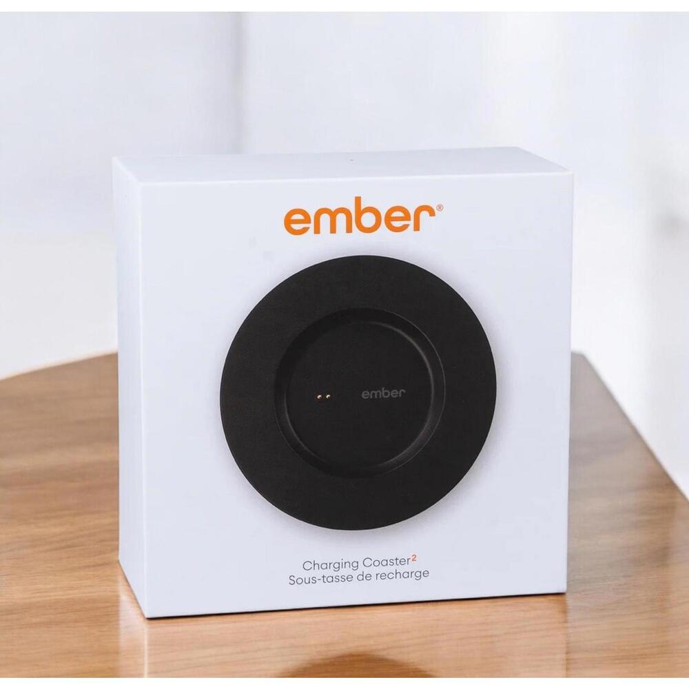 NEW sealed Ember Ceramic Mug Charging Coaster2